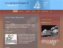 Tablet Screenshot of gerhard-stengert.de